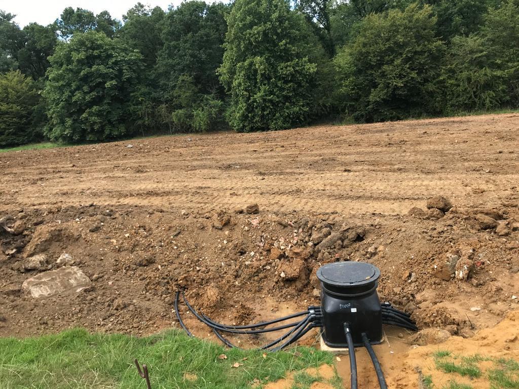 Ground source heat pump field chamber