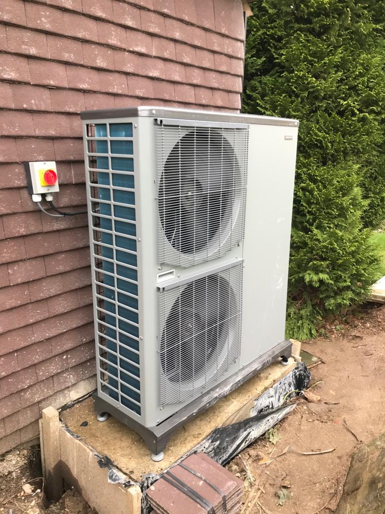 NIBE twin-fan air source heat pump
