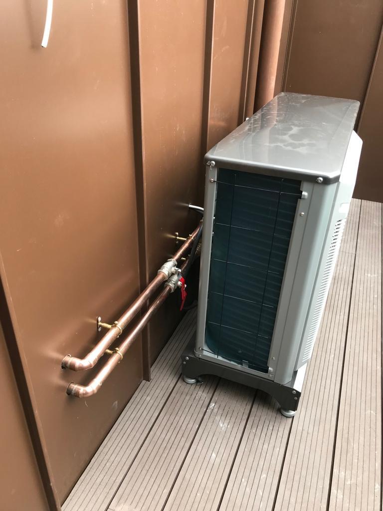 Heat pump pipework